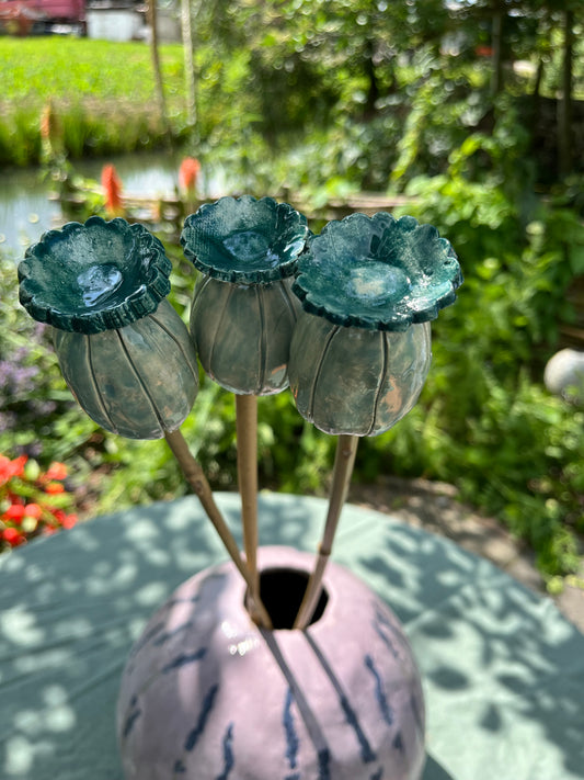 papaver bol set van drie.