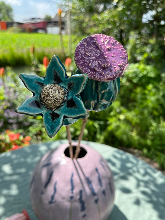 papaver bol set van twee.